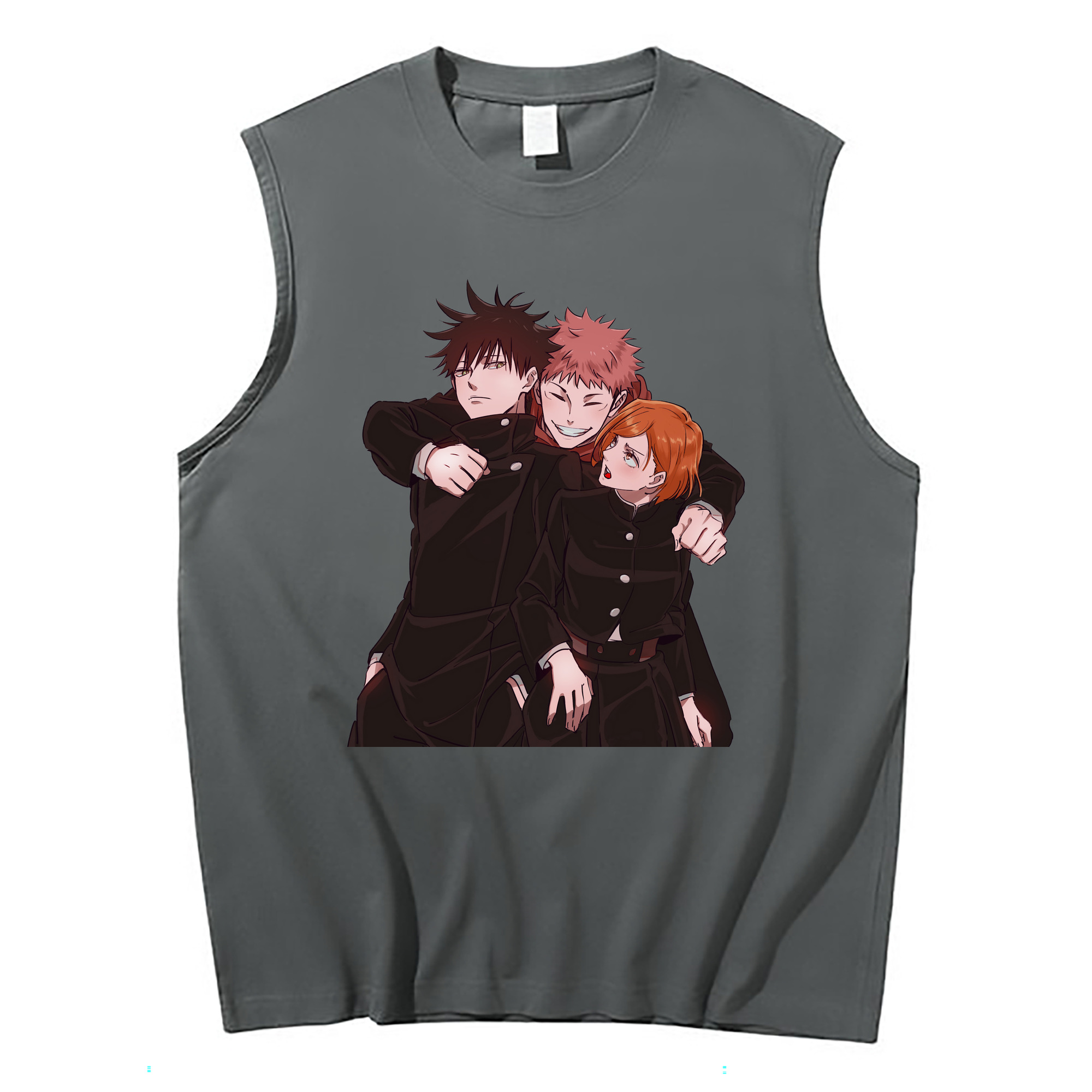 （画像用） 呪術廻戦 Jujutsu Kaisen コットン100％タンクトップ（フロントプリント）